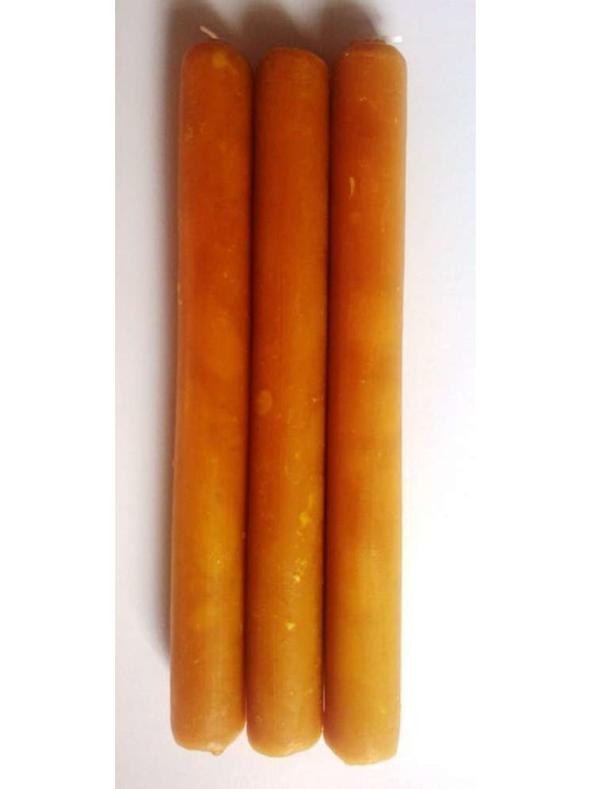 Comprando 60 Unidades Vela Artesana por Inmersión Miel de 20 cm x 2