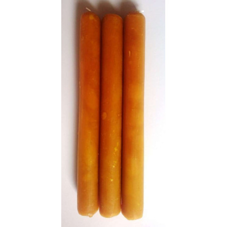 Comprando 60 Unidades Vela Artesana por Inmersión Miel de 20 cm x 2