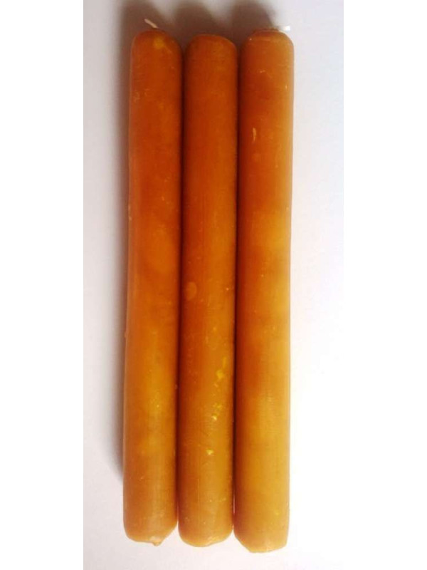 Comprando 60 Unidades Vela Artesana por Inmersión Miel de 20 cm x 2