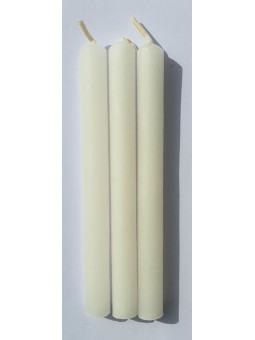 Comprando 30 unidades Vela Artesana Blanca 15x1,5cm