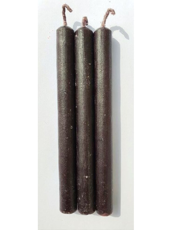 Comprando 30 unidades Vela Artesana Negra 15x1,5cm
