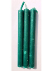 Comprando 30 unidades Vela Artesana Verde 15x1,5cm