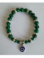 Pulsera Mineral Malaquita Ojo Turco, Contra Envidias