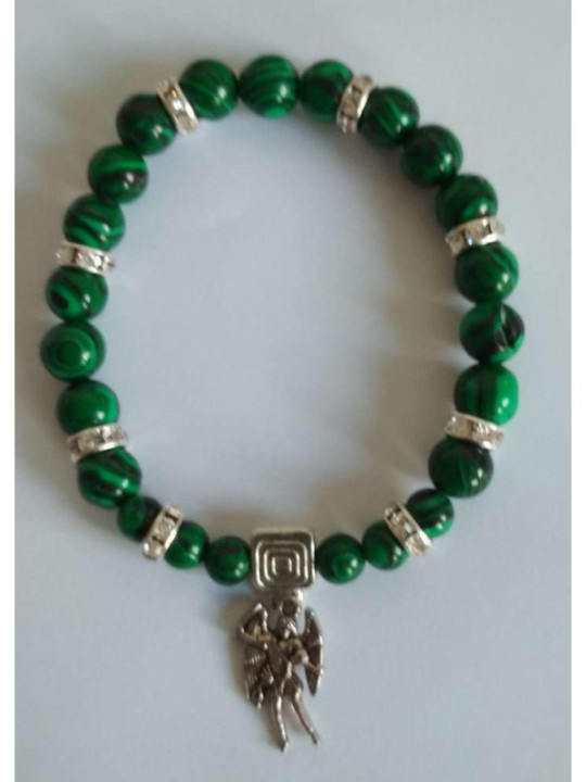 Pulsera Mineral Malaquita San Miguel, Defensa y Protección