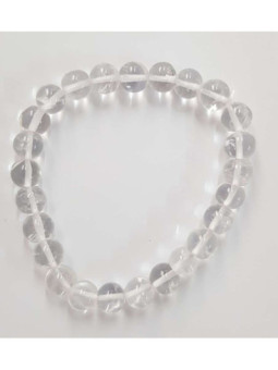 Pulsera Chip Mineral Fluorita Verde