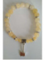 Pulsera Mineral Jaspe Amarillo con Hacha Atrae Clientes