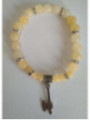 Pulsera Mineral Jaspe Amarillo con Hacha Celta