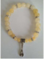 Pulsera Mineral Jaspe Amarillo con Llave del Trabajo