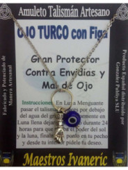 Talismán Artesano Ojo Turco con Figa