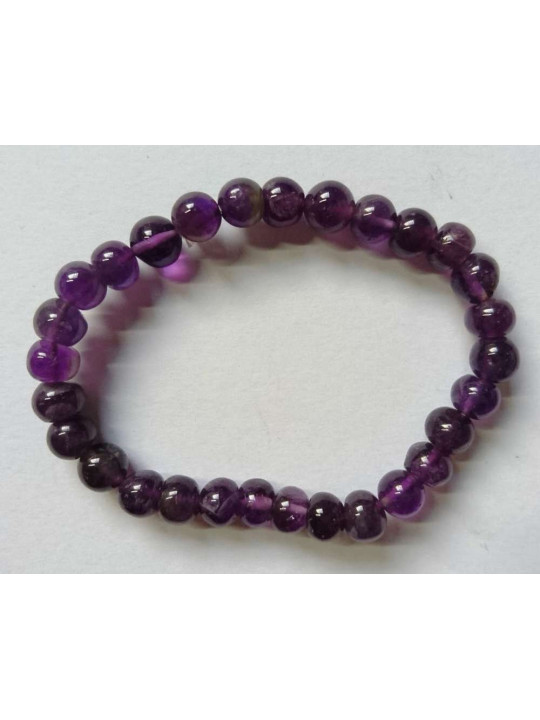Pulsera Elástica de Jaspe Negro