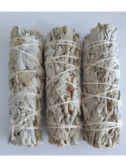 Comprando 25 Unidades Atadillo de Palo Santo y Salvia Blanca. 8cm. aprox. Purificación y Protección