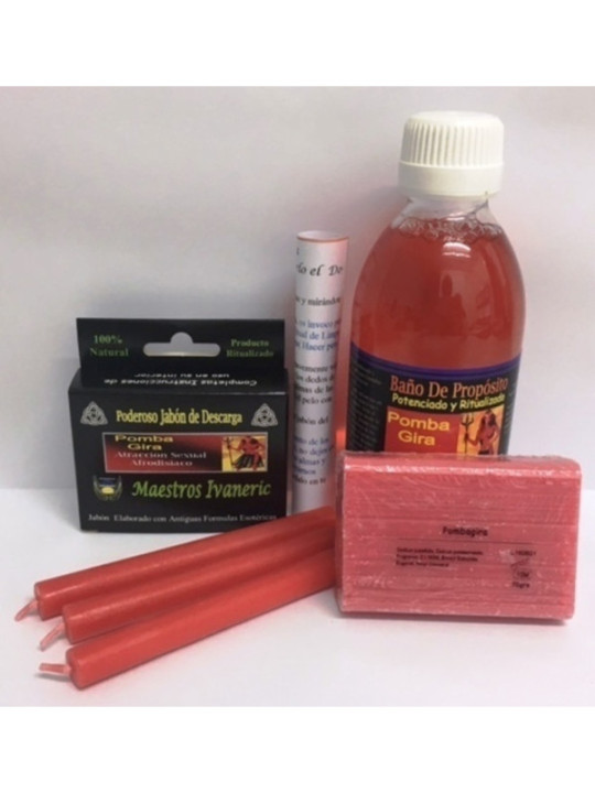 Completo Pack Baño Ritual de Propósito Pomba Gira.