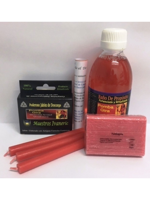 Completo Pack Baño Ritual de Propósito Pomba Gira.