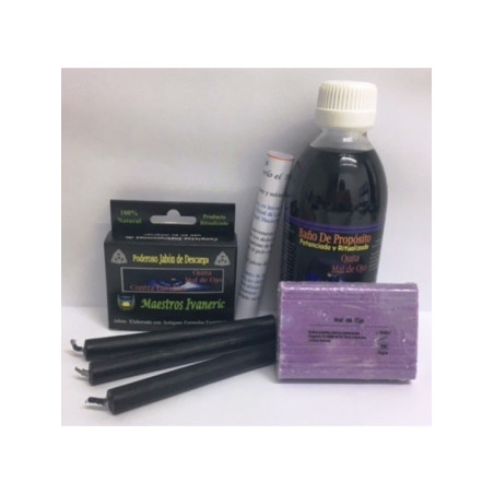 Completo Pack Baño Ritual de Propósito Contra Envidias y Mal de Ojo.