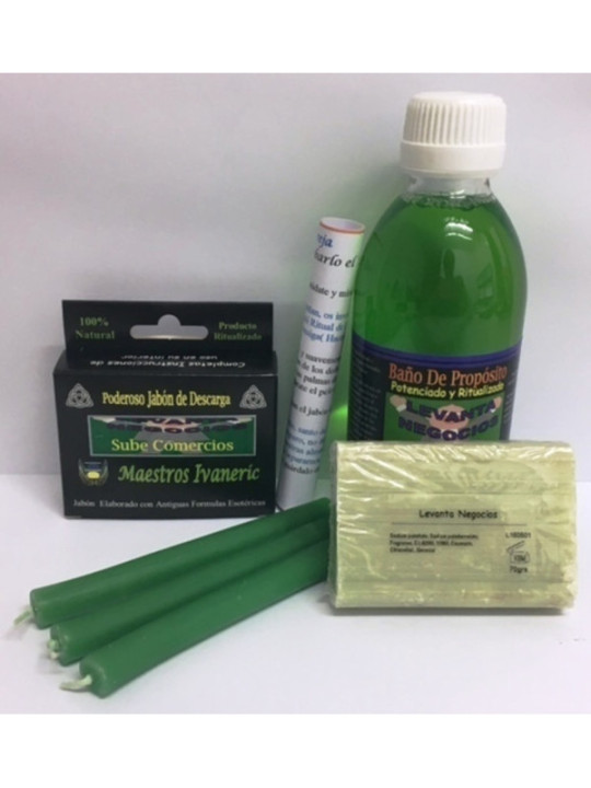 Completo Pack Baño Ritual de Propósito Levanta Negocios, Sube Comercios.