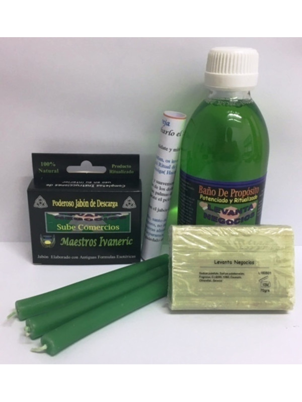 Completo Pack Baño Ritual de Propósito Levanta Negocios, Sube Comercios.