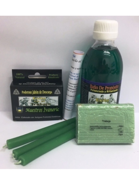Completo Pack Baño Ritual de Propósito Éxito en el Trabajo.