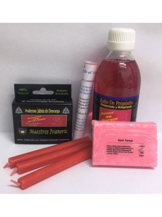 Completo Pack Baño Ritual de Propósito Amor de Pareja.