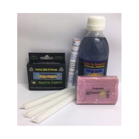 Completo Pack Baño Ritual de Propósito Tetragrámaton, Protección