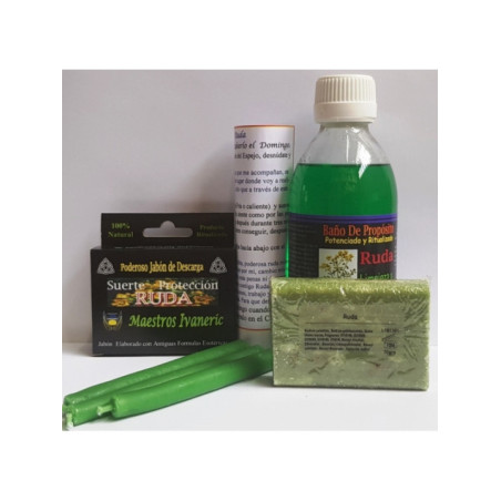 Completo Pack Baño Ritual de Propósito Ruda.