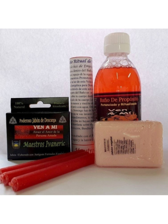 Completo Pack Baño Ritual de Propósito Ven a Mi.
