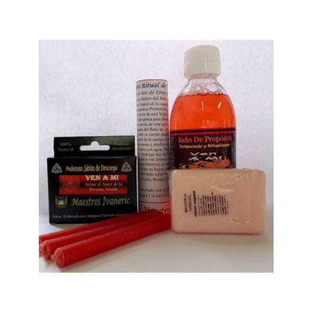 Completo Pack Baño Ritual de Propósito Ven a Mi.