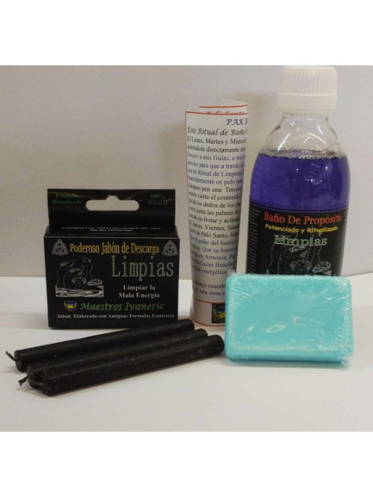 Completo Pack Baño Ritual de Propósito Limpias, Limpiar Malas Energías.