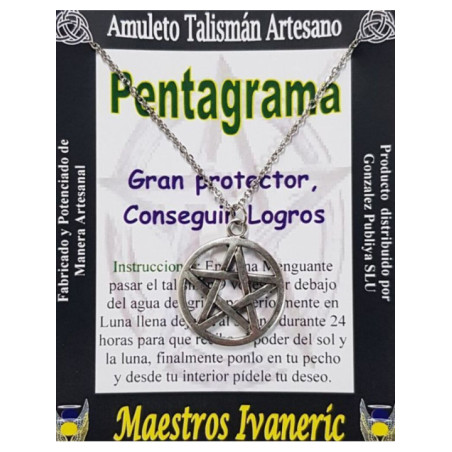 Promoción 3x2 Talismán Artesano Pentagrama,