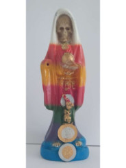 Outlet Imagen Resina Santa Muerte 7 Colores (Cabeza Blanca) 20cm