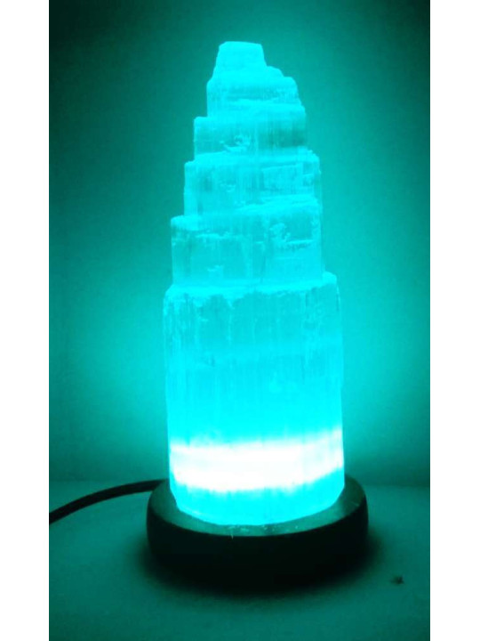 Productos pequeñas taras, Lámpara de Selenita USB de 15-20cm. No funciona luz.