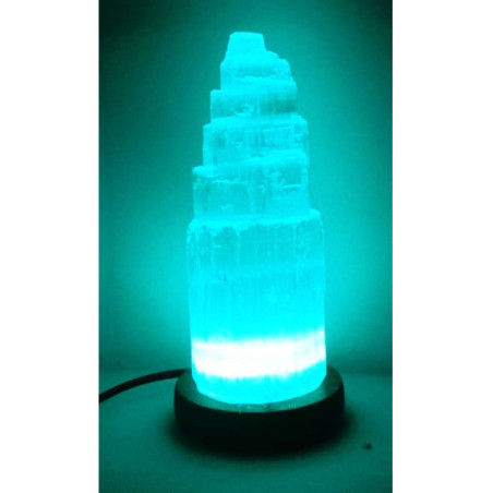 Productos pequeñas taras, Lámpara de Selenita USB de 15-20cm. No funciona luz.