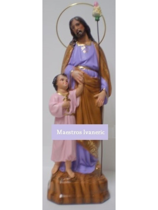 Productos pequeñas taras, Imagen San José.25cm. pequeño golpe y falta vara.