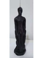 Producto pequeña Tara. Vela Grande Negro Hombre 20cm. Rota