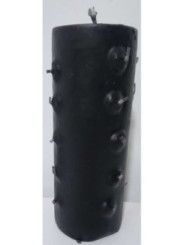 Producto pequeña Tara. 21 mechas negro 14 cm., mal acabado