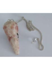 Producto pequeña tara Péndulo Mineral Faceteado Piedra Sol de 3 a 4 cm, punta no definida