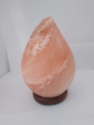 Outlet Lámpara Sal del Himalaya Natural Forma de Gota de 20cm. 2 a 4 Kilos