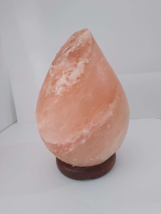 Outlet Lámpara Sal del Himalaya Natural Forma de Gota de 20cm. 2 a 4 Kilos