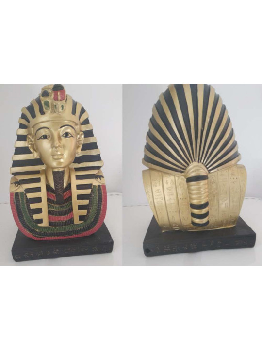 Producto con pequeña tara Busto de Tutankamon, altura 21 cm