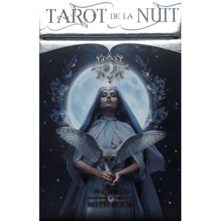 Producto pequeña tara Libro mas Cartas Tarot de la Nuit, golpe caja
