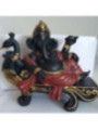 Producto pequeña Tara Figura Ganesh, en Banco de Pavo Real - 15cm x 18 cm