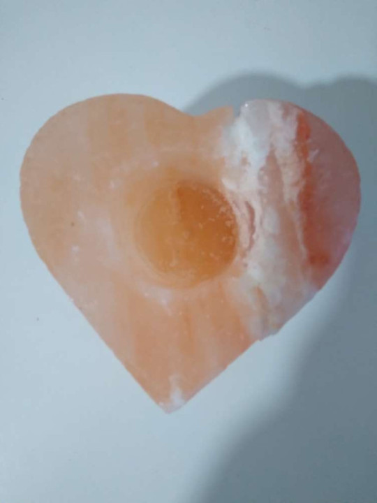 Outlet Porta Velas de Sal del Himalaya Forma de Corazón
