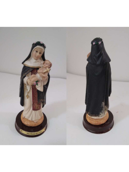 Producto pequeña Tara. Figura Santa Rosa de Lima 12cm
