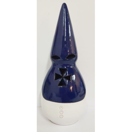 Producto pequeña Tara. Incensario Artesanal Nazareno Blanco-Azul 19cm