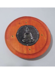 Outlet Quemador de Incienso Calabaza Redondo de Madera de Mango, Buda