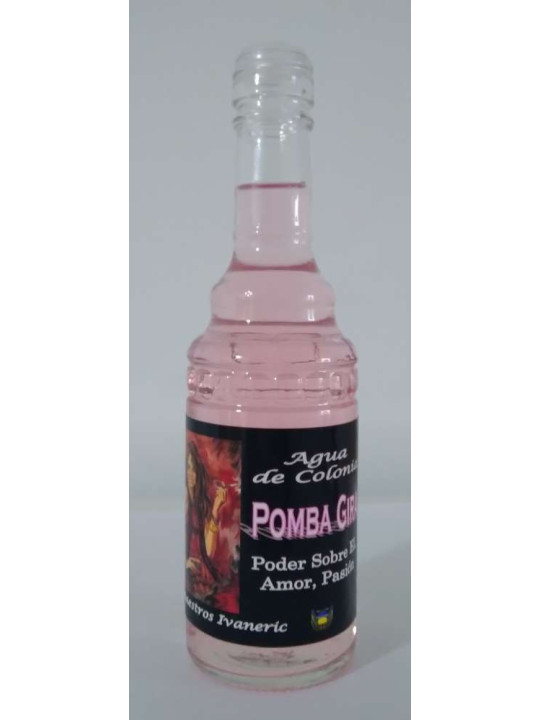 Outlet Agua de Pomba Gira Maestros Ivaneric, Poder sobre el, Amor y Pasión en botella cristal 187ml