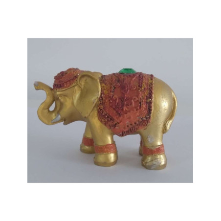 Outlet Portainciensos Figura, Elefante de la Suerte Verde