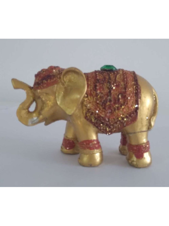 Outlet Portainciensos Figura, Elefante de la Suerte Verde