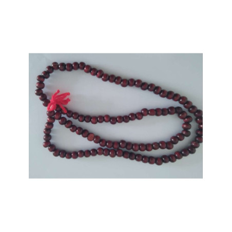 Outlet Mala Tibetano, 108 cuentas de Madera. 60cm