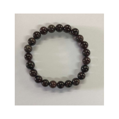 Pulsera Elástica Mineral Granate