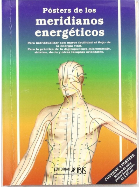 Póster de los Meridianos Energéticos.